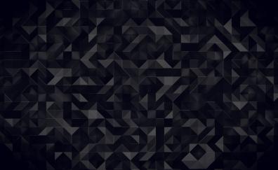 Dark, triangles, abstract, pattern