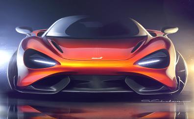 Front-view, McLaren 765LT, 2020