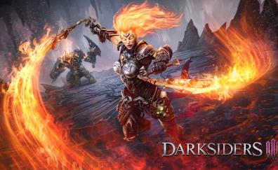 Darksiders III, Video game, warrior, 2018