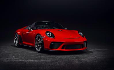 Porsche 911 speedster concept II, sports car, 2018