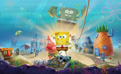 SpongeBob SquarePants, underwater, cartoon