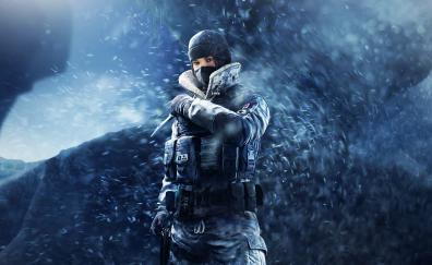 Tom Clancy's Rainbow Six Siege, girl soldier, frost, game