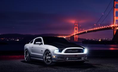 Ford Mustang, Golden Gate Bridge, off-road