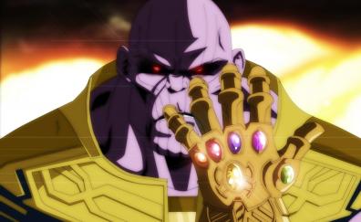 Avengers: infinity war, Thanos, animation