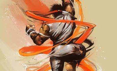 Ryu, Street Fighter, video game, art