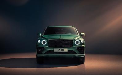 Green Bentley Bentayga, 2020