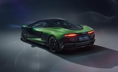 Car, Green McLaren, supercar