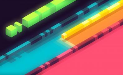 Abstract, lanes, colorful