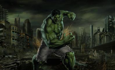 Hulk, green man, Smash It