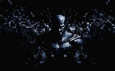 Batman: Arkham Knight, Batman, video game, dark, art