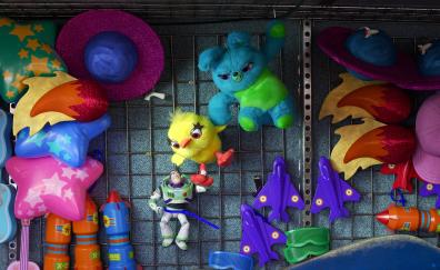 Toy Story 4, buzz lightyear, fluffy toys, movie