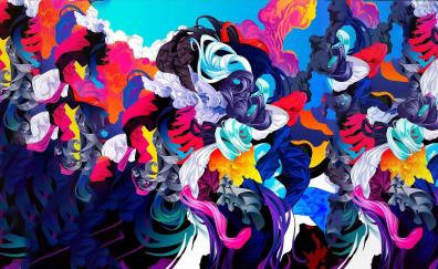 Colorful, abstraction, art