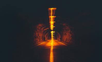 Tunnel, underground, dark