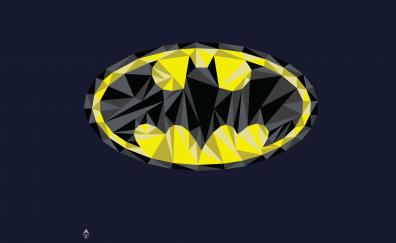 Batman, low poly, logo, artwork