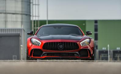 Front view, Prior Design, Mercedes-AMG GT S PD700GTR, 2018