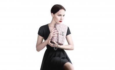 Jennifer Lawrence, Dior, black dress, photoshoot, 2018
