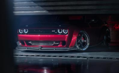 Dodge Challenger SRT demon, front-view