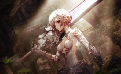 Video game, sinoalice, anime, girl warrior