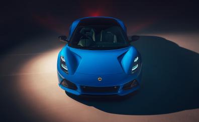 2021 car, Lotus Emira, blue