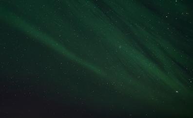 Northern Lights, sky, green, night