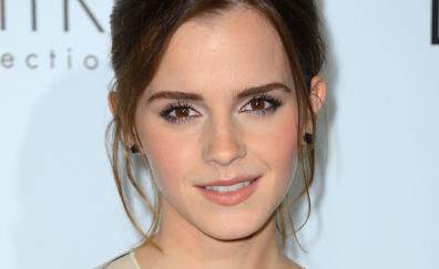 Emma Watson, pretty, actress, brown eyes