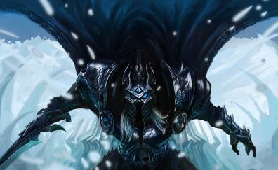 Faceless, World of Warcraft, video game, dark warrior
