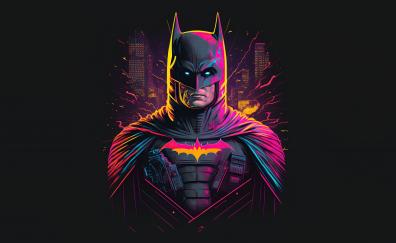 Retrofied batman, superhero