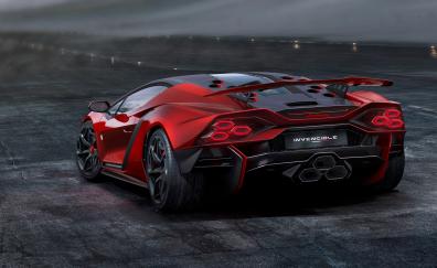 2023, red Lamborghini Invencible