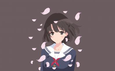 Cute, anime, Megumi Kato, anime girl