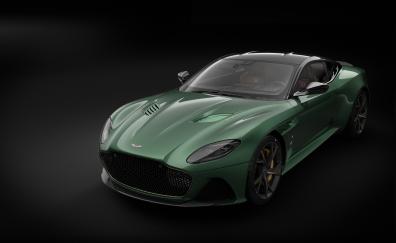 Green, Aston Martin DBS, portrait