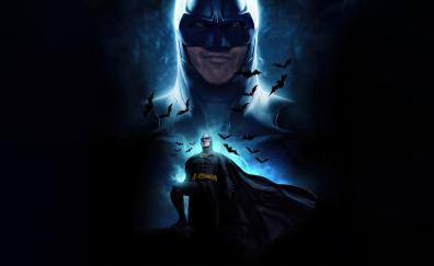Batman from another earth, superhero, dark