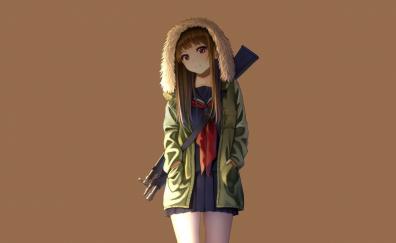 Cute, anime girl, soldier, original, art