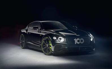 Black Bentley Continental GT, luxury car