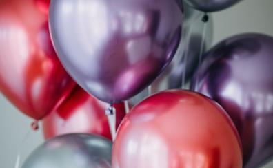 Colorful, party balloons, shine