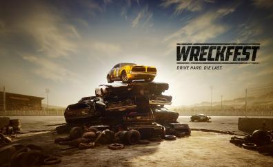 Cars, Wreckfest, video game, 2017