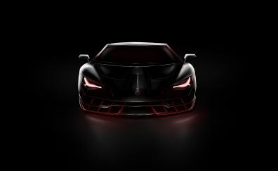 Lamborghini Centenario, dark, 2020