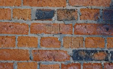 Texture, brick wall, close up