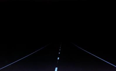 Wallpaper highway, dark, minimal desktop wallpaper, hd image, picture,  background, 8195b5 | wallpapersmug