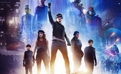 2018 movie, Ready player one, poster