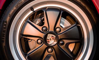 Car wheel, Lamborghini, closeup