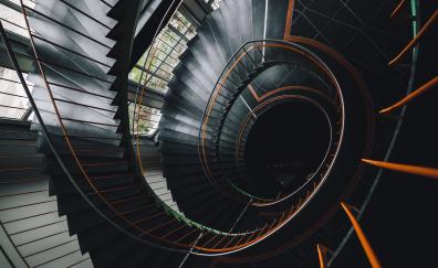 Spiral Stairs, house, interior