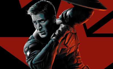Captain America, Chris Evans, marvel comics, superhero, art