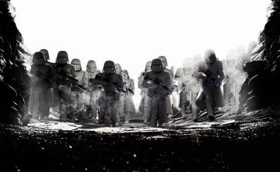Snowtroopers, star wars: the last jedi, movie, soldier