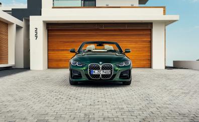 2020 car, BMW 430i Cabrio M Sport, green