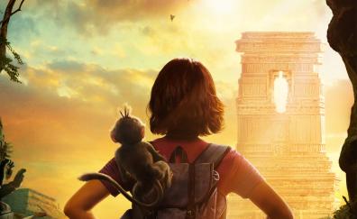 Dora and the Lost City of Gold, Dora and monkey, 2019 movie