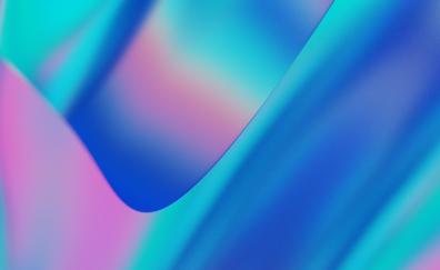 Colorful, blue-pink gradient, abstract art