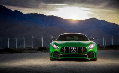 The Mercedes-AMG GT R, 2018 car, front