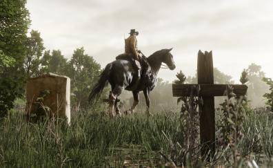 Horse ride, video game, Red Dead Redemption 2