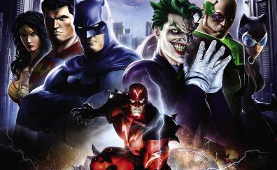 DC superheroes and villains, comics
