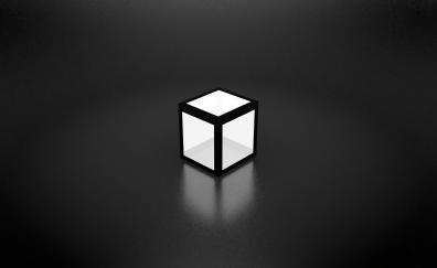 The Cube, dark edges, minimal